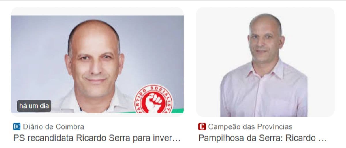 A diferença que a direção faz em frente à câmara